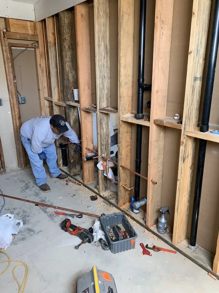 Commercial rough-in plumbing for Water Heater Replacement in Lothian Woods